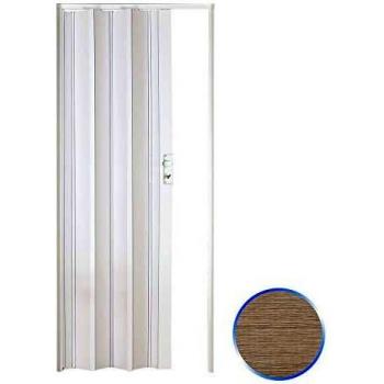 Puerta Plegable de Interior de PVC Cedro 88,5x214 cm Modelo Luciana