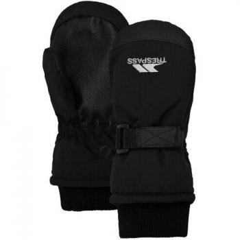 Trespass Cowa II Guantes de Nieve, Infantil, Negro, Talla: 8/10