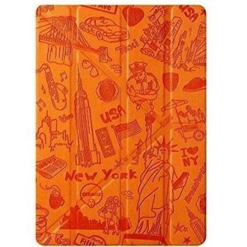 Ozaki O.Coat Slim-Y Versatile 360 grados Funda Plegable con atril patentado técnica y función on/off para Apple iPad Air 2, color azul Orange