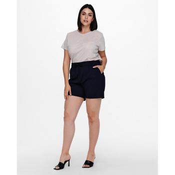 Pantalón corto de mujer Only Carmakoma con cinturón ajustable CARGOLDTRASH