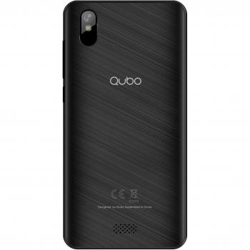 Smartphone Qubo Minerva, Pantalla 5 IPS, Memoria 16GB, RAM 2GB, Color Negro