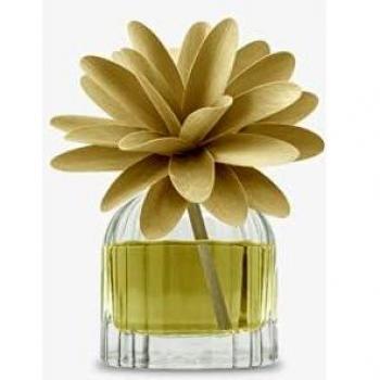Difusor de Aromas Floral Muha' con Fragancia de Vainilla y Ámbar Puro, Flor de Madera de Abeto, 60 ml