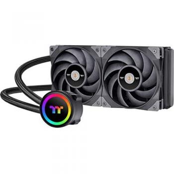 Thermaltake TOUGHLIQUID 240 ARGB Motherboard Sync Edition AMD/Intel LGA1200 Ready sistema de refrigeración líquida todo en uno 240mm Radiador de alta eficiencia CPU Cooler CL-W319-PL12BL-A