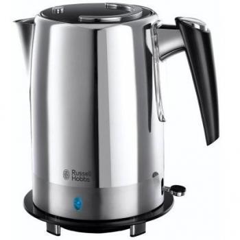 Russell Hobbs 19251-70 Black Glass - Hervidor con tapa de cristal, 1,7L, resistencia oculta