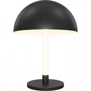 Maytoni Ray Lámpara de mesa LED integrada, color negra, 3000 K, pantalla de aluminio