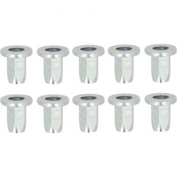 Soporte parachoques ROMIX ROM 45092, 10 piezas, remache de alta resistencia, diseño específico para fijación segura, compatible con múltiples modelos de vehículos