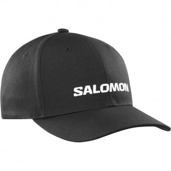 Gorra de montaña unisex Salomon Logo Salomon negra