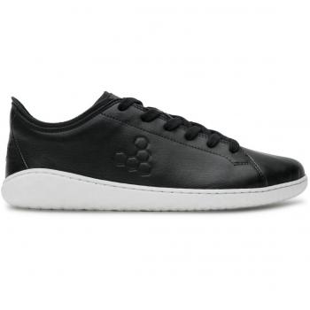 Vivobarefoot Geo Court III Men's Obsidian Wild Hide Leather Sneakers