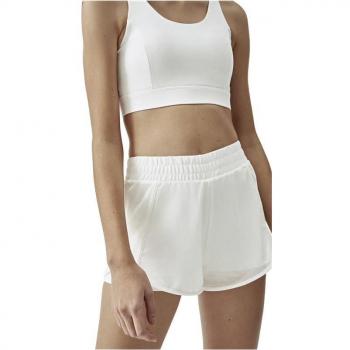 Mallas cortas Born Living Yoga Padma Off White - Mallas cortas para yoga, color blanco, diseño Padma, talla M, fabricadas en material cómodo y transpirable