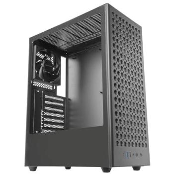 Caja Gaming ATX Mars Gaming MCT800, 4 Ventiladores FDB Ultrasilenciosos, Panel Frontal Mesh, Cristal Templado, USB-C, Negro