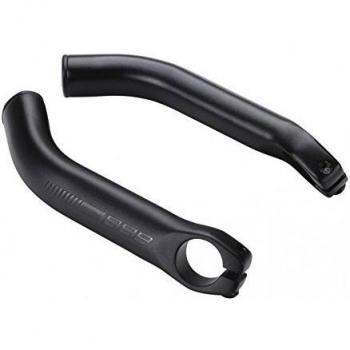 BBB Cycling Curved Bar Ends One Piece Design Lightweight Strong Aluminium Anatomically Shaped 150mm LightCurved Bar Ends BBE-18