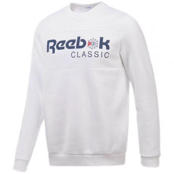 Reebok F Iconic Crewneck Sudadera, Hombre, Blanco