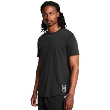 Camiseta de running Under Armour Run Anywhere manga corta negra - M