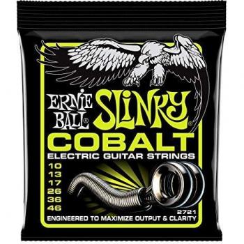 Ernie Ball Cobalt Regular Slinky Electric Guitar Strings 10-46