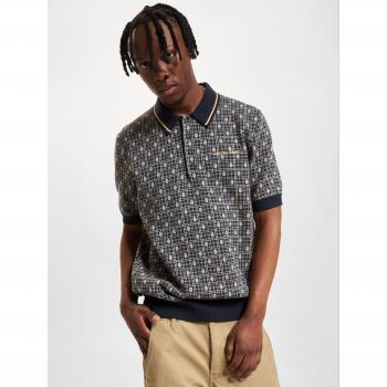 Lyle & Scott Dark Navy Grid Polo Shirt