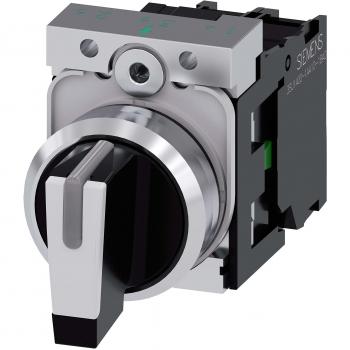 Siemens sirius atc - Selector negro blanco i-o-ii momentaneo 1na 1na tornillo