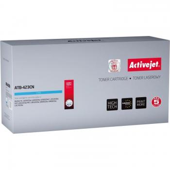 Cartucho de tóner Compatible Activejet ATB-423CN Cian 1 pieza