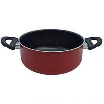 Cacerola de Aluminio Rojo Dolomiti Zanetti 2 Asas 20 cm