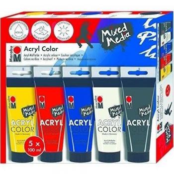 Marabu 0012010050792 Acryl Color, Petróleo metálico, 100 ml