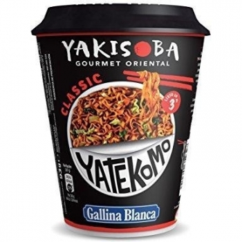 Gallina Blanca Yakisoba Classic, Fideos Preparados, 93g, Paquete de 8
