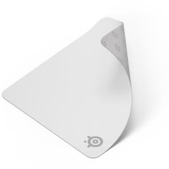 Alfombrilla de Ratón Gaming SteelSeries QcK L Blanca con Base Antideslizante 490x420 mm