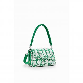 Desigual Green Polyethylene Women's Shoulder Bag, Stylish Model, Size: ONE SIZE