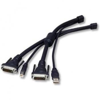 Belkin F1D9201-10 - Juego de Cables de 3 m para Usar con switches KVM F1DN102D y F1DN104D