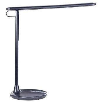 Lámpara de Escritorio LED Ajustable de Metal Negro 38 cm con Doble Regulación Táctil Draco