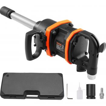 Llave de Impacto Neumática Vevor de 1 pulgada, 3160 ft-lbs, para reparaciones y mantenimiento de servicio pesado, 4284 Nm, 5000 rpm, cuerpo de aluminio con yunque de