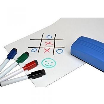 Lamina magnetica blanco brilliant escribir y borrar 1,1mm x 31m x 50cm - pega en todas superficies metálicas
