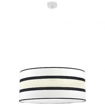 Colgante Karla 3 luces E27 Blanco/Beige 60x60 cm