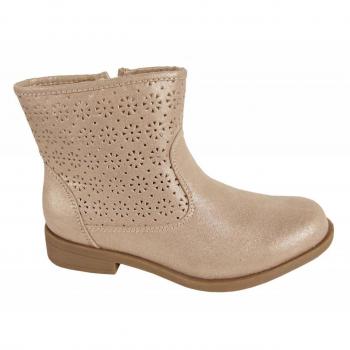 Botines de Niña Flower Girl 221362-B4020 NUDE