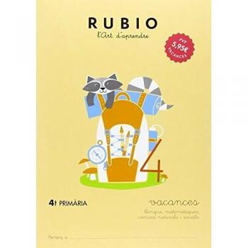 Cuaderno rubio vacaciones 4º primaria catalan