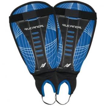 Rucanor Free Kick IV Shin Pad - Blue/Black/White, Small