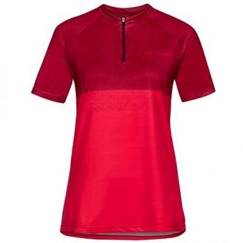 VAUDE Women's Ligure Camiseta, Mujer, Rojo