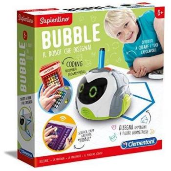 Clementoni- Sapientino Bubble 16621-Robot Educativo para niños, Multicolor
