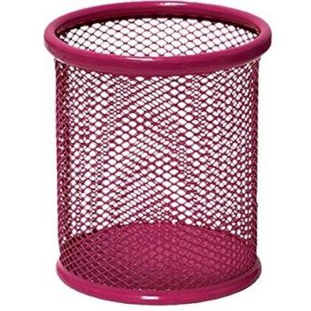 Plus Office Plus 190 - Portalápices metálico, color rosa
