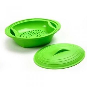 Norpro Microwave Silicone Vegitable Steamer 32 Ounces Capacity Oven Safe