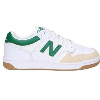 New Balance 480 Zapatilla Moda Niño - Talla 39,5 - Unisex - Color Blanco - Material Piel