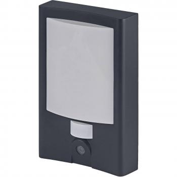 Lámpara de pared LEDVANCE SMART+ con cámara y número de casa, luz cálida (3000K), tecnología WiFi, carcasa de policarbonato gris oscuro