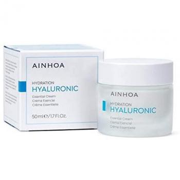 AINHOA Cosmetics – HYALURONIC Crema Esencial 50 ml – Tratamiento Facial Hidratante Intensivo con Ácido Hialurónico para Mujer/Hombre - Piel Normal/Mixta – Día/Noche- Calidad Profesional