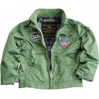 Alpha Industries Kids Jacket Mechanic II, Farbe:green;Größe:3T