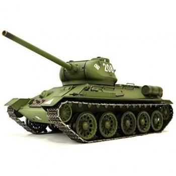HENG LONG RC Tank Russian T-34/85 1:16, Metal Gear Sound Smoke Firing