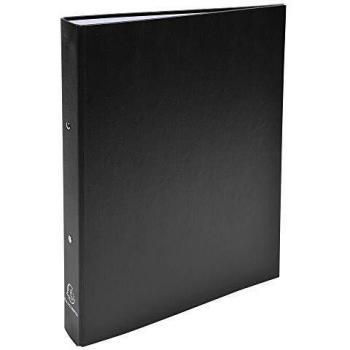 Exacompta 54371E - Carpeta con 2 anillas, A4, color negro