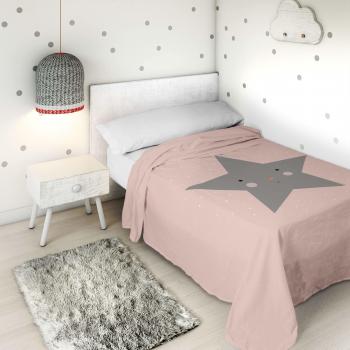HACIENDO EL INDIO Juego de sábanas Happy Star Cama 90 cm