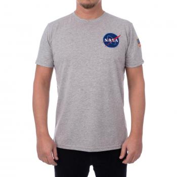 Alpha Industries Men's Space Shuttle Graphic T-Shirt - Grey Heather, XL