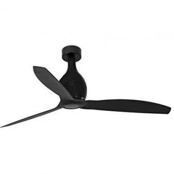FARO BARCELONA 32030 - Mini ETERFAN Ventilador de Techo Negro Mate con Motor DC