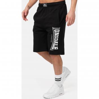 Lonsdale Men's Logo Jam Sweat Shorts - Black, Size S