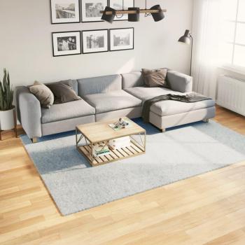 Alfombra suave y lavable de pelo corto azul 200x280 cm