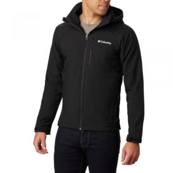 Chaqueta Softshell con Capucha Columbia Cascade Ridge III Negra para Hombre - Talla S